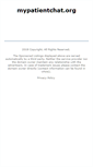 Mobile Screenshot of mypatientchat.org